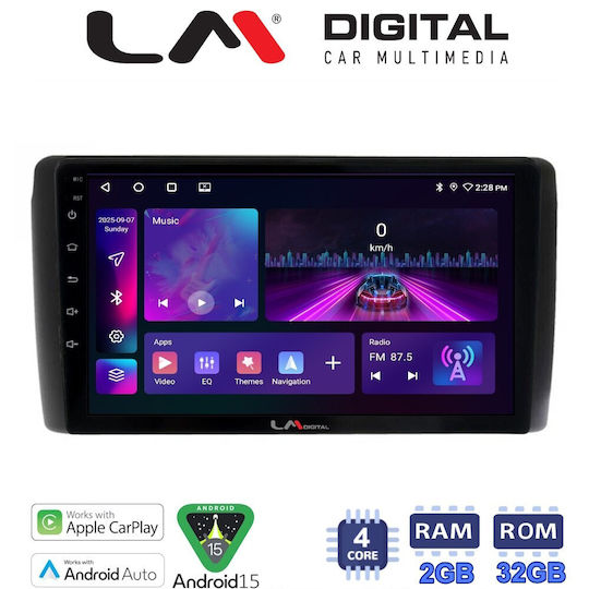 LM Digital Car Audio System for Nissan Leaf 2009 > 2017 Bluetooth USB Wi-Fi GPS Apple CarPlay Android Auto