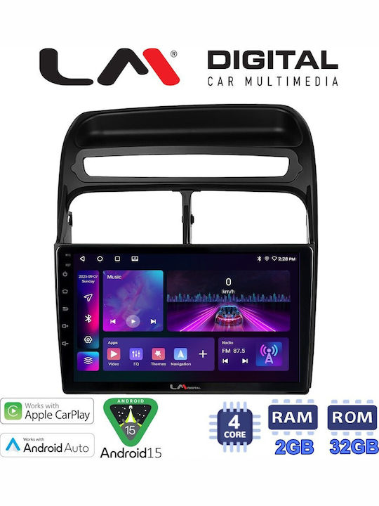 LM Digital Auto-Audiosysteme für Fiat Großer Punkt / Linie 2007>2011 Bluetooth USB Eingebautes Wi-Fi GPS Apple CarPlay Android Auto