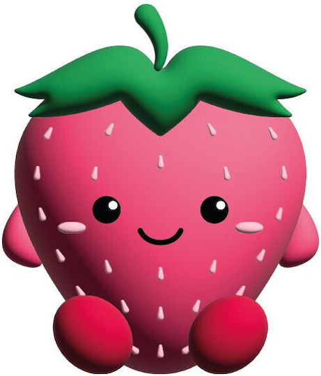I-Total Stella Strawberry Squishy Αφρώδες Κόκκινο