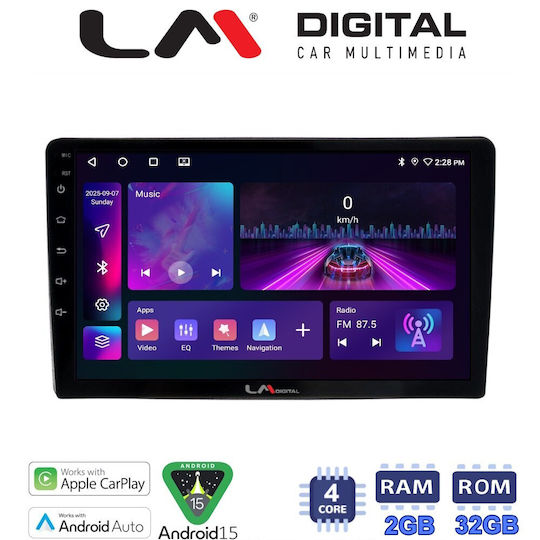 LM Digital Автомобилна Аудио Система за Toyota Yaris 1999 > 2005 (Bluetooth/USB/Вграден Wi-Fi/GPS/Apple CarPlay/Android Auto)