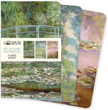 Flame Tree Set 3 Geregelt Notebooks Blau