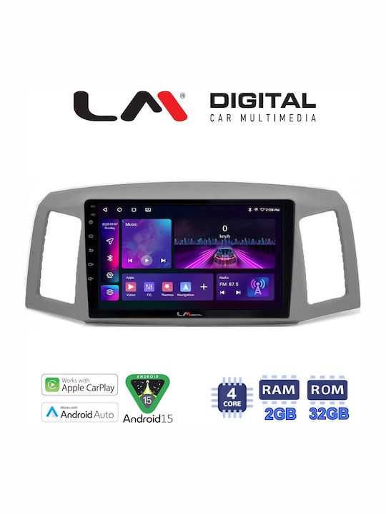 LM Digital Ηχοσύστημα Αυτοκινήτου για Jeep Grand Cherokee 2004 > 2011 (Bluetooth/USB/WiFi/GPS/Apple-Carplay/Android-Auto)