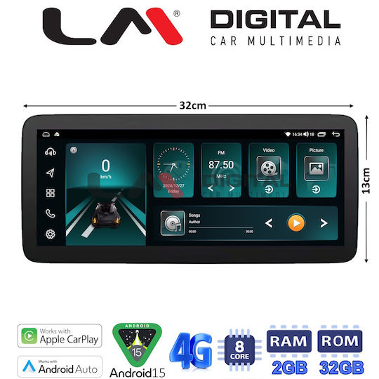 LM Digital Ηχοσύστημα Αυτοκινήτου για Volkswagen Touran 2016 (Bluetooth/USB/WiFi/GPS/Apple-Carplay/Android-Auto)