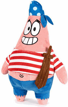 Blabla Toys Λούτρινο Patrick Με Σπαθί Πειρατή για Νεογέννητα