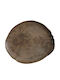 Ready Tone Bazalith Servierplatte Untiefe Braune mit Durchmesser 36cm