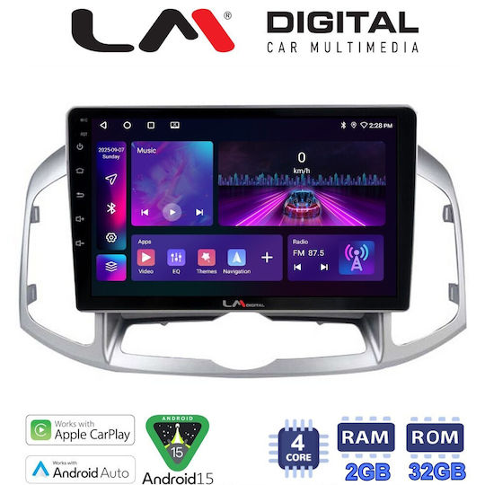 LM Digital Auto-Audiosysteme für Chevrolet Captiva 2006 > 2018 Bluetooth USB Eingebautes Wi-Fi GPS Apple CarPlay Android Auto