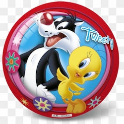Μπάλα Looney Tunes Tweety 'n Sylvester 23 Εκ Star Balls 16/2635 Μπάλα Looney Tunes Tweety 'n Sylvester 23 Εκ Star Balls 16/2635