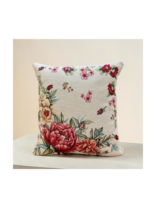 Linea Home Διακοσμητική Μαξιλαροθήκη Carmen 45x45εκ.