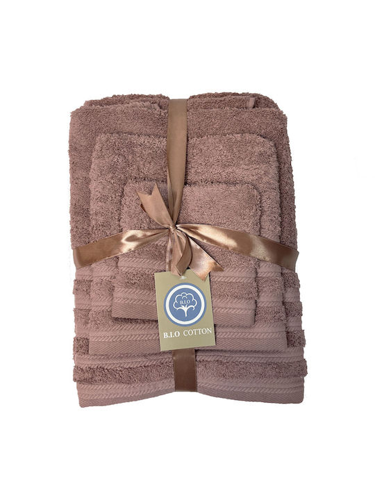 Xionoula Home Xionoula Home Badetücher 4-teiliger Handtuch-Set Apfel Gewicht 600gr/m²