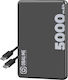 Obal:Me MagNetix MagSafe Power Bank 5000mAh 15W με Θύρα USB-C Μαύρο