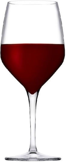 Espiel Napa Set Glasses for White and Red Wine Made of Glass in Red Colour 6 Pieces