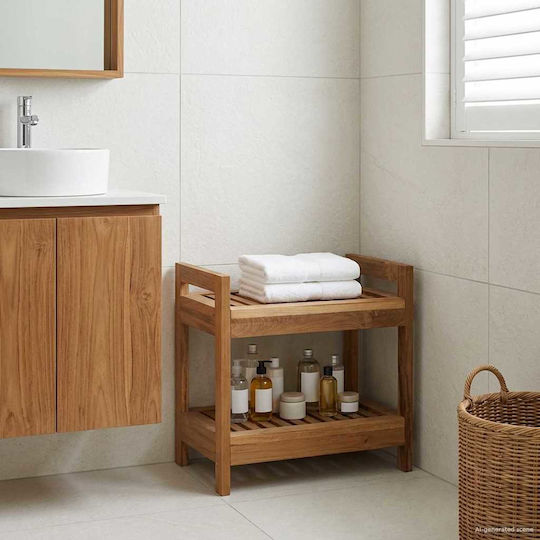 vidaXL Bathroom Vanity Unit Without Sink M45xD30xH45cm Natural
