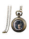 SP Souliotis Men's Pocket Watch Battery Gold