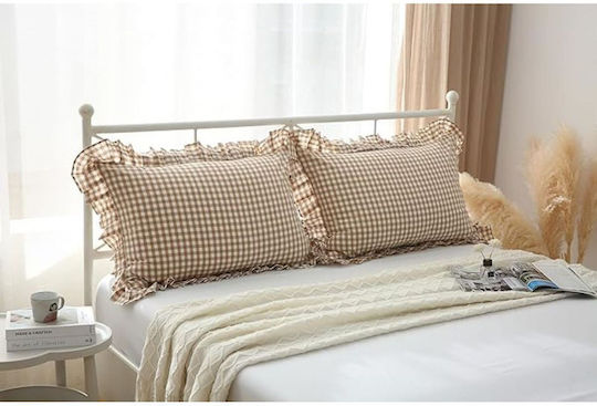 SteweHome SteweHome Wasserdichte Beige Kissenbezüge Set 50x70cm