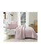 Liolios Home Set Pillowcases Quilted Dusty Rose 50x70cm