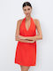 Sommer Mini Kleid Halter
