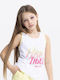 Kids Set with Shorts Summer 2 Pieces White