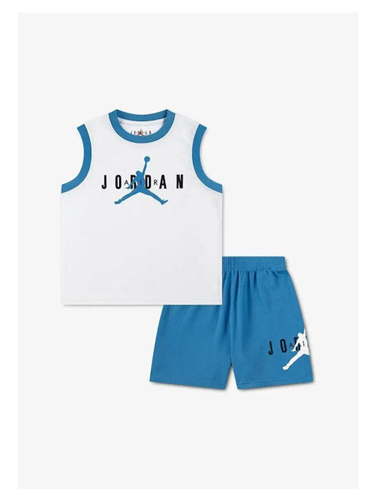 Jordan Kids Set with Shorts Summer 2 Pieces White
