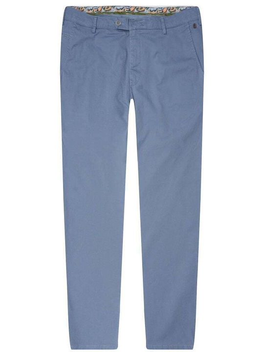 Meyer Hosen Bonn Παντελόνι Chino Ελαστικό Σιέλ