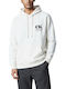 Sweatshirt with Hood White