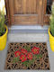 SteweHome Non-Slip Orange Doormat 70x45cm