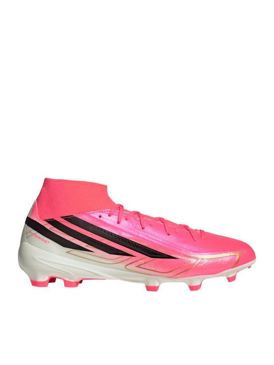adidas League Football Shoes with Cleats FG Pink