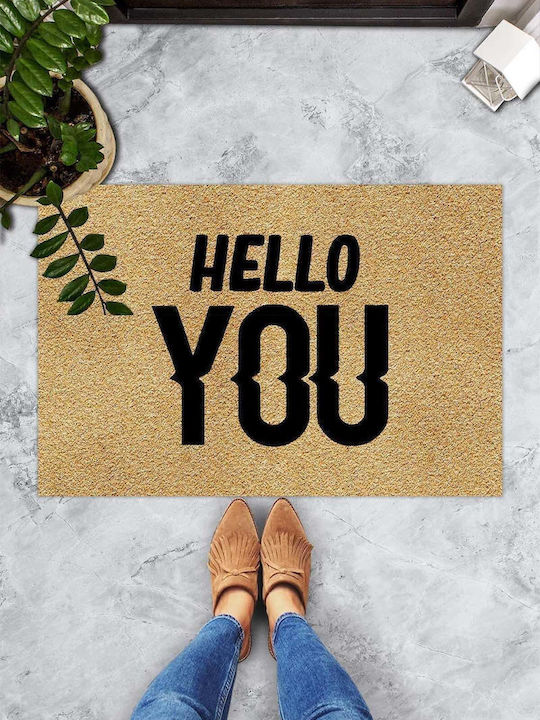 SteweHome Non-Slip Orange Doormat 70x45cm