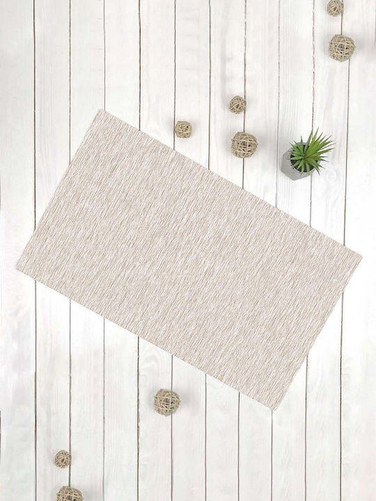 SteweHome Non-Slip Beige Doormat 70x45cm