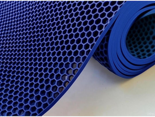 SteweHome Non-Slip Bathtub Mat with Suction Cups Blue