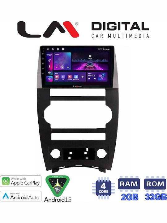 LM Digital Auto-Audiosystem für Jeep Commander 2007 > 2009 Bluetooth USB Eingebautes Wi-Fi GPS Apple CarPlay Android Auto