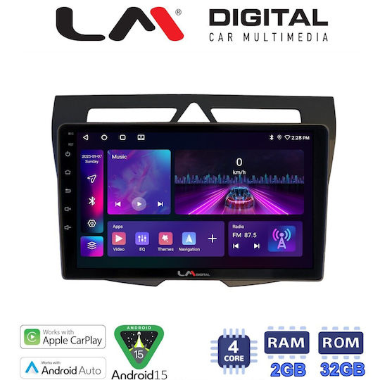 LM Digital Автомобилна Аудио Система За Kia Picanto 2008 > 2011 Bluetooth USB Вграден Wi-Fi GPS Apple CarPlay Android Auto