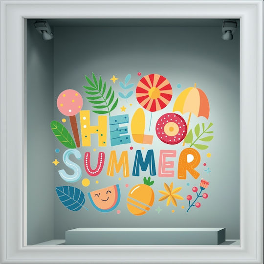 Αυτοκόλλητο Εκπτώσεων - Summer Sale 126 - 80cm X 70cm