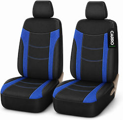 Carro 395535 Σετ Καλυμμάτων Αυτοκινήτου Mercedes A B C E S-class Cla Clk Class Slk M Gl Class Sprinter Actros Gla Glb Glc Gle Βαμβακερό Ύφασμα Δερματίνη Σετ Εμπρός 4 Τεμαχίων Μαύρο Μπλε