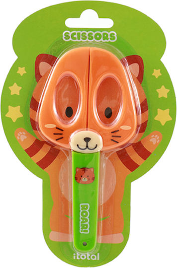 Παιδικό Ψαλίδι Θήκη I-total Tiger 14cm Xl3137
