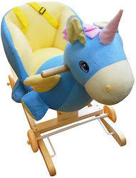 Snainter Schaukelndes Spielzeug Einhorn Hellblau