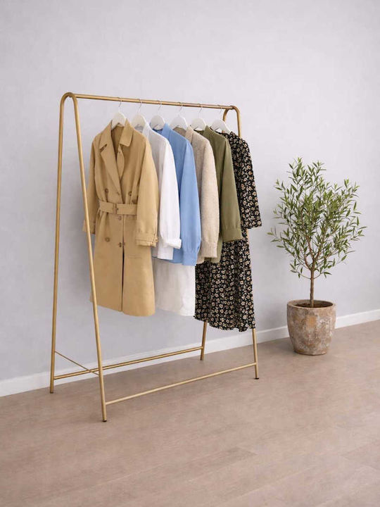 SteweHome Kremastră de Podea din Metal Aurie 104x151cm
