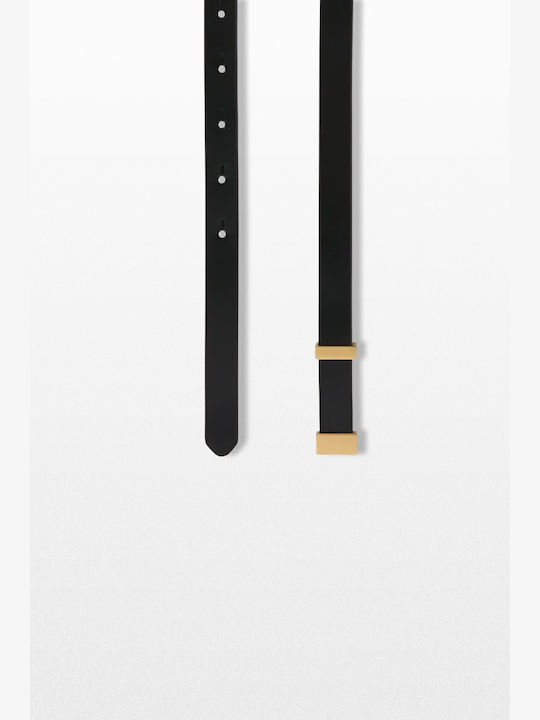 Lardini Men's Leather Black Belt