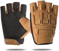 Cycling Gloves Brown Cycling Gloves Brown