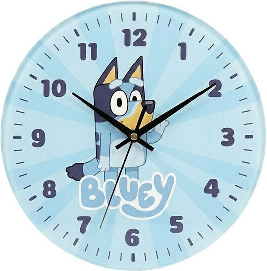 Kids Wall Clock Bluey 30cm