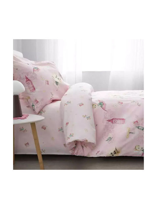 Vesta Home Σετ Σεντόνια Μονά με Λάστιχο Βαμβακερά Pixi 170x260cm 3τμχ