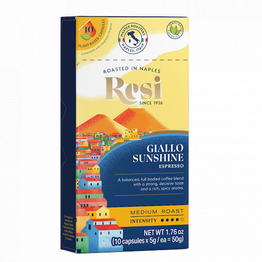 Resi Espresso Vanilla Capsules Compatible with Nespresso Machine 10caps