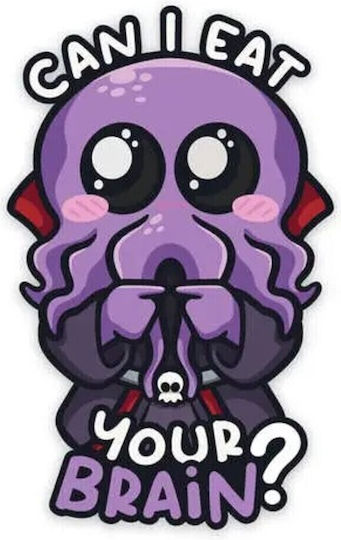 Eat Your Brain Sticker