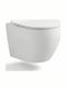 Tema Wandhängende Toilette Rimless Weiße