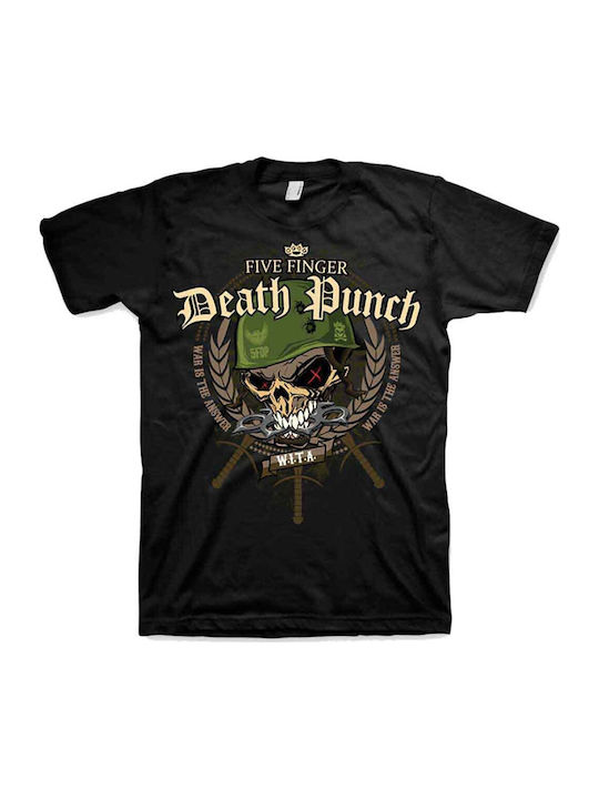 Five Finger Death Punch Unisex Bedrucktes T-shirt War Head