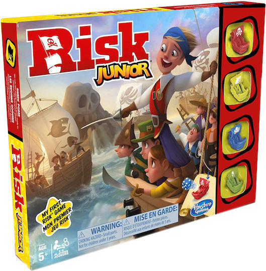 Επιτραπέζιο Παιχνίδι Risk Junior για 2-4 Παίκτες 5+ Ετών (EN) Hasbro