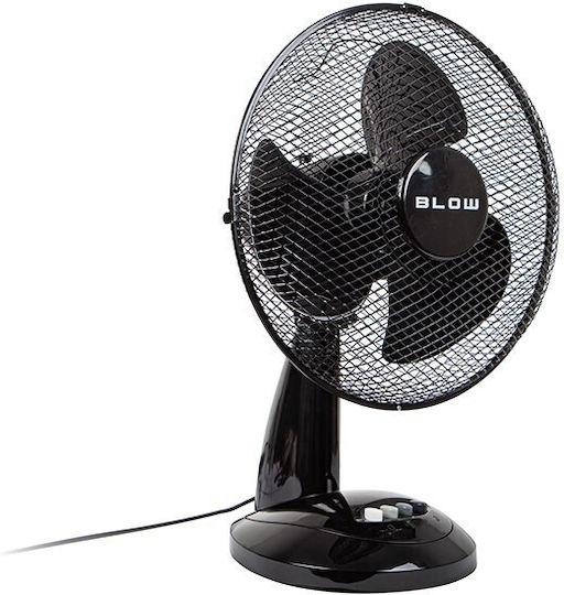 Blow Επιτραπέζιος Ανεμιστήρας 40W Διαμέτρου 30cm Μαύρος