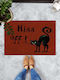 SteweHome Non-Slip Orange Doormat 70x45cm