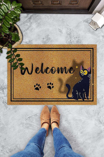 SteweHome Non-Slip Orange Doormat 70x45cm