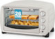 Akai Home Ηλεκτρικό Φουρνάκι 26lt Χωρίς Εστίες Μπεζ