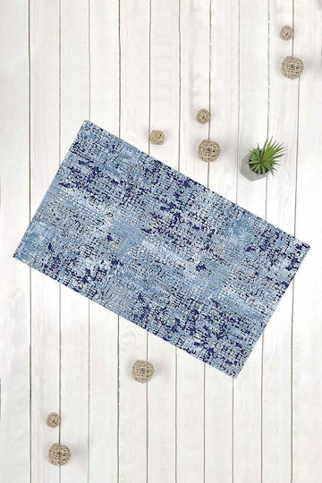 SteweHome Non-Slip Blue Doormat 70x45cm